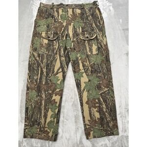 Vintage Ocoee Trebark Camo Pants Mens 40x30 Camo Gorpcore Hunting Cargo 90s Y2K